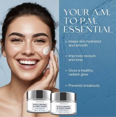 Skin 2.0 Hyaluronic Acid Collagen – Day Night Cream Set – 2x50ml – Anti Aging
