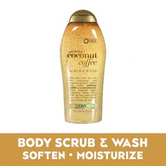OGX Smoothing + Coconut Coffee Exfoliating Body Scrub with Arabica Coffee & Coco