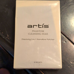 Artis Phantom Cleansing Silks 3-in-1 Nanofibre Patches Face Cleanser 8 Sachets