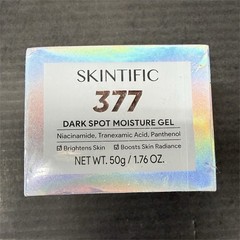 SKINTIFIC 377 Dark Spot Moisture Gel Moisturizer Niacinamide 1.76 oz
