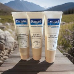 Dermasil Oatmeal Snow MushroomFacial Cleanser 5 oz 3-Pack Value Set- New/Sealed