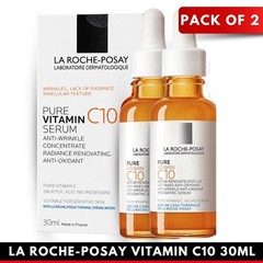 pack of two La Roche-Posay Pure Vitamin C10 Serum 30ml