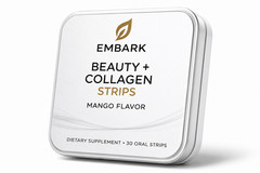 Collagen Oral Strips for Hair Skin & Nails – Mango Flavor, 30 Count