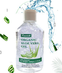 Aloe Vera Gel | 100% Pure Natural Aloe Gel for Moisturizing Face Skin & Hair
