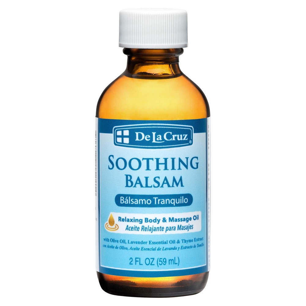 De La Cruz Soothing Balsam (Balsamo Tranquilo) Massage Oil – No Preservatives or