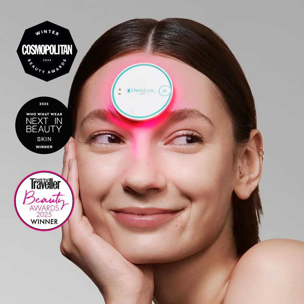 Omnilux Mini Blemish Eraser – Blue & Red Light Therapy Device for Acne