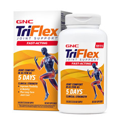 GNC TriFlex Joint Support Fast-Acting Cartilage Healthy Comfort 240 Caplets NEW