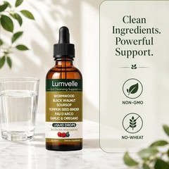 Wild Harvested Wormwood DropsNatural Herbal Supports Digestive Balance USA