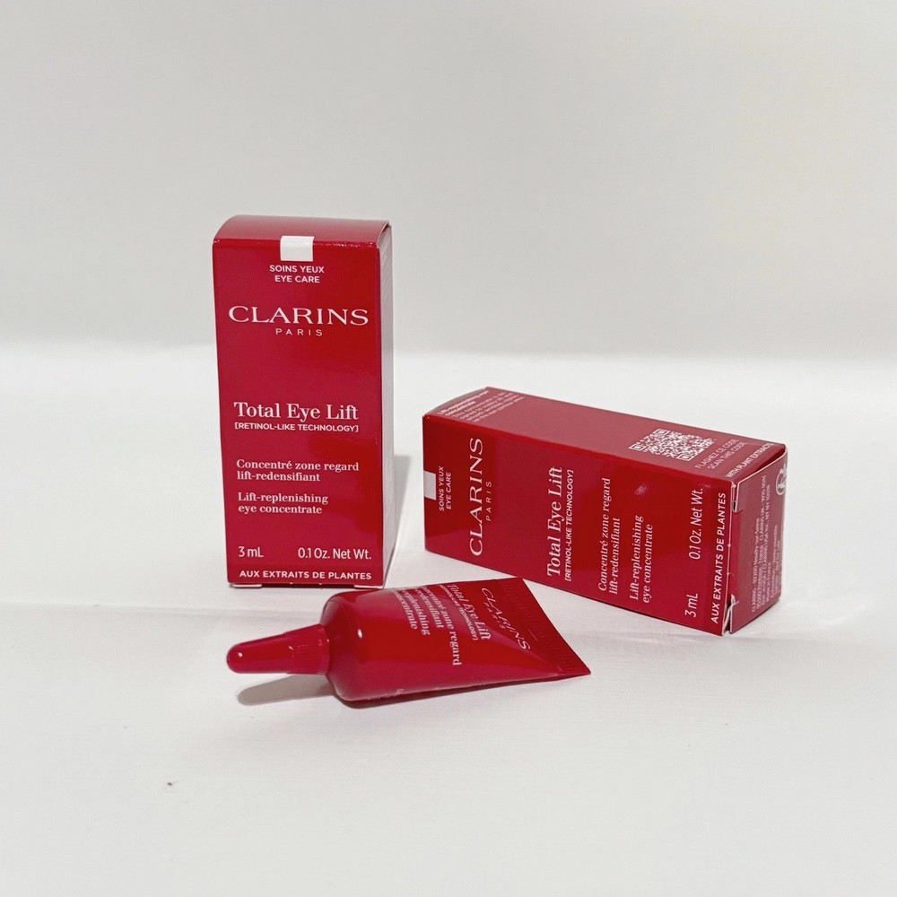 Clarins Total Eye Lift Replenishing Concentrate Cream-3 ML SAMPLE LOT of 2