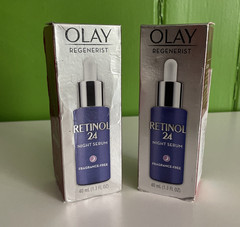 2 PACK – NEW DAMAGE BOX lay Retinol 24 Night Smoothing Serum Fragrance Free