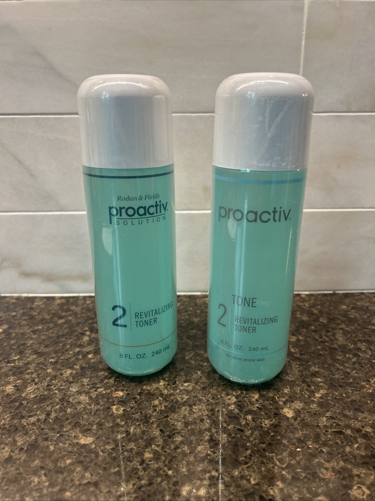 Proactiv Step 2 Tone Revitalizing Toner 8 Fl Oz / 120ml each NEW Sealed Lot of 2