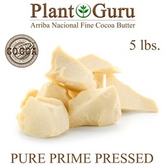 Raw Cocoa Butter 5 lbs Bulk 100% Pure Natural Unrefined Organic FOOD GRADE Cacao