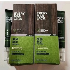 Lot of 2 Every Man Jack Acne Spot Treatment Salicylic Acid 09/2025