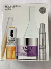 CLINIQUE Derm Pro Solutions Smart For Aging Skin with Hyaluronic Acid 3 Pcs Set