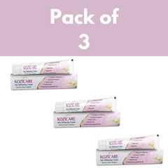 3 X Kozicare Kojic Acid Cream Glutathione with Niacinamide Dark Spot Tan Removal