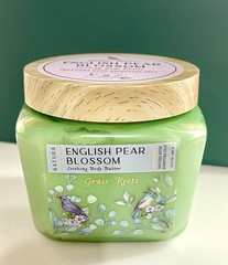 Grass Roots English Pear Blossom Body Butter 15.5 OZ HTF RARE ITEM NEW