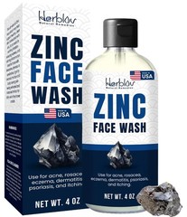 Pyrithione Zinc Face Wash | 2% ZnP Soap Skin Therapy 4 Ounce (Pack of 1)