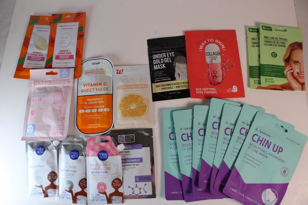 Global Beauty Care Papaya + Citric Acid Resurfacing Enzyme Mask TONS OF Masks