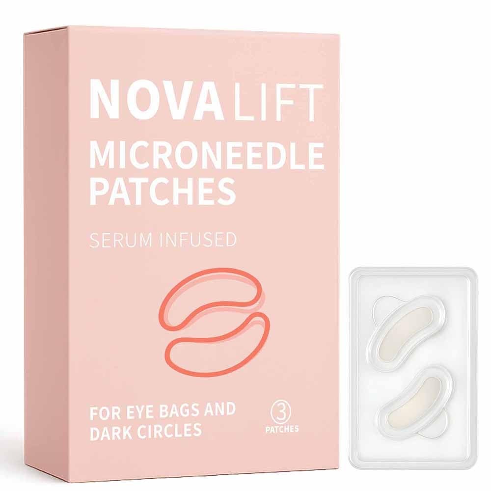 NOVALIFT MicroGlow Eye Patches,Under 1 Ounce (Pack of 1), 1BOX(3 Pairs)