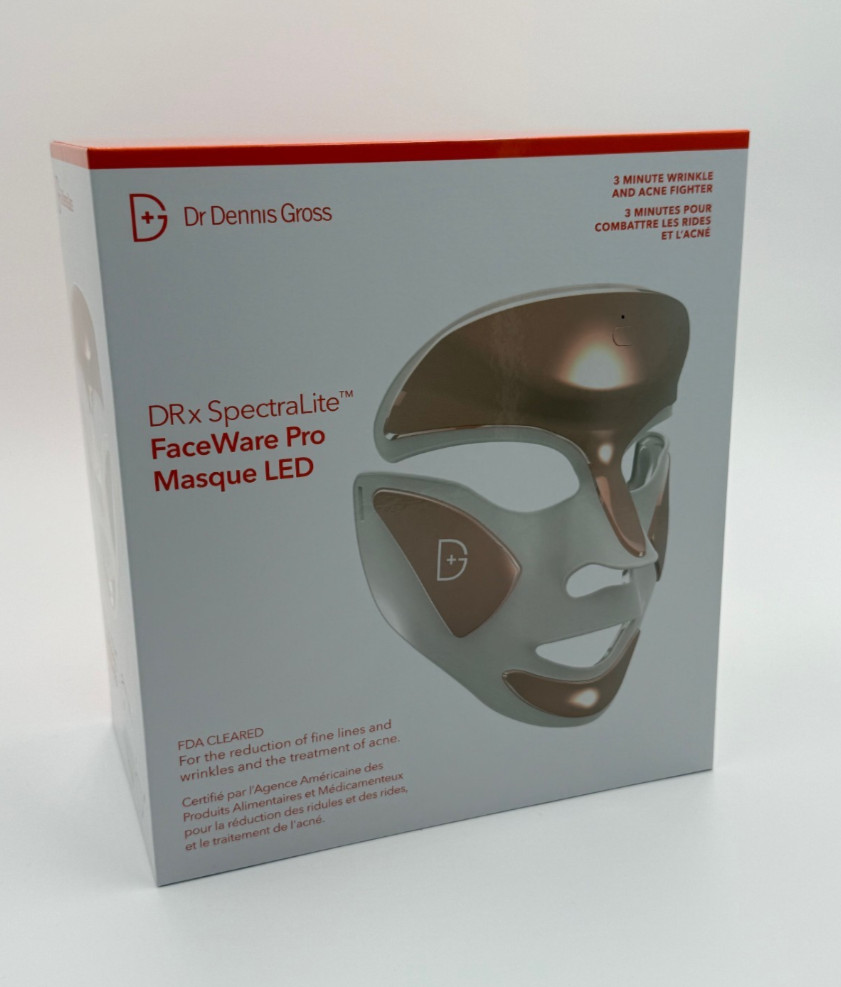 NEW Dr Dennis Gross DRx SpectraLite FaceWare Pro LED Light Therapy Mask Wrinkles