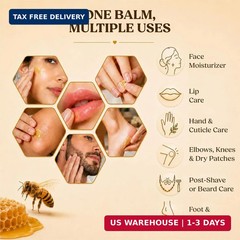 Sweet Bee Magic Organic Honey Bee Balm for Face, Skin & Body – All in One Honey
