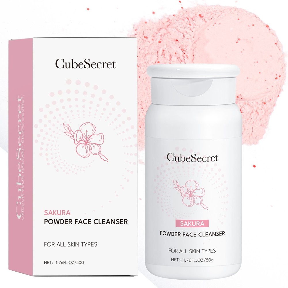 Sakura Enzyme Cleansing Powder Gentle Facial Cleanser Daily Face Wash 50g