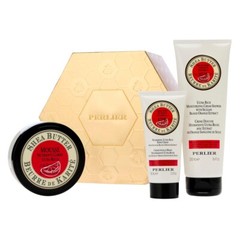 #Perlier 3-Piece Shea Blood Orange Bath & Body Set with Container Box