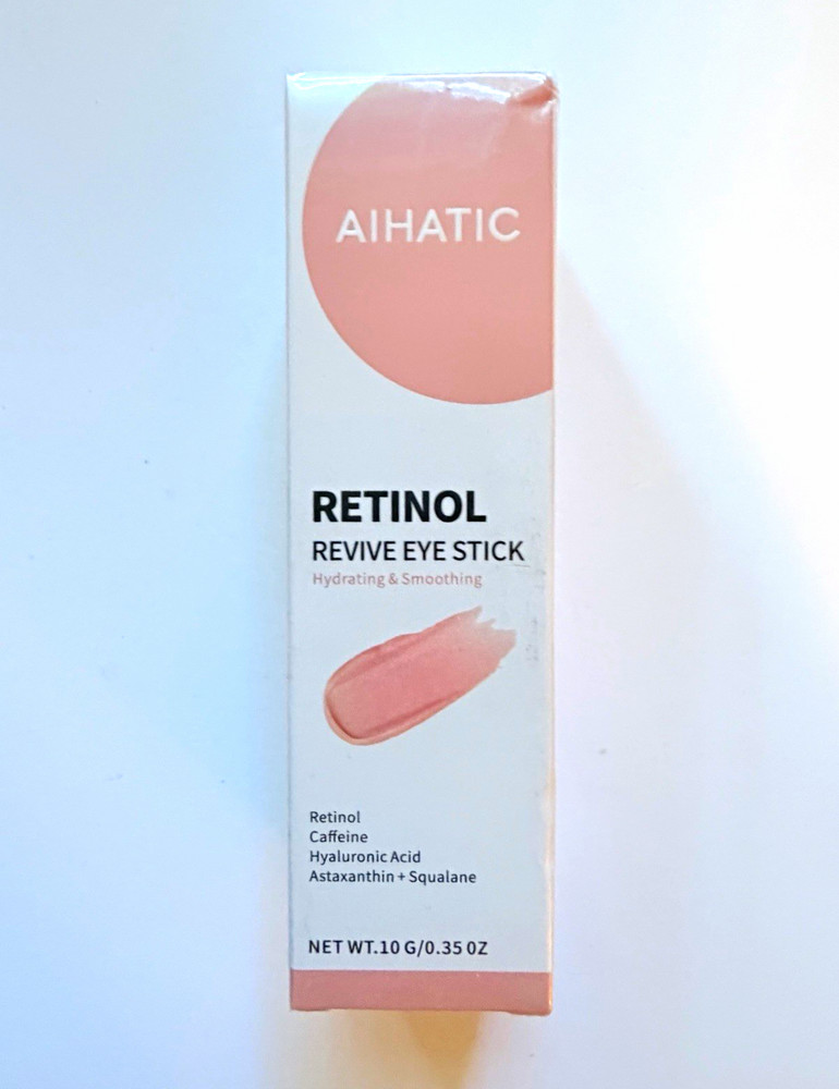 AIHATIC Retinol Revive Eye Stick Hydrating Smoothing Depuffing Retinol 0.35oz