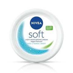 NIVEA Soft Moisturizing Cream 300ml Vitamin E Jojoba Oil Face Body Hands