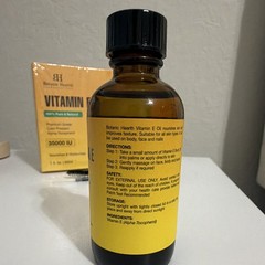 Botanic Hearth Vitamin E Oil 35,000 IU Cold-Pressed 100% Pure 2 fl oz