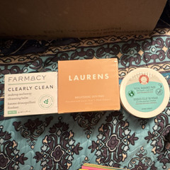 Farmacy Green Clean Mini Cleansing Balm 50ml + Laurens + FAB Radiance Pads