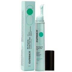 CureSkin Bio-Peptide Under Eye Gel for Dark Circles & Puffiness & Wrinkles