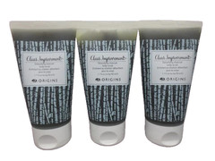 ORIGINS CLEAR IMPROVEMENT DETOXIFYING CHARCOAL BODY SCRUB 1.7 OZ NWOB 3PCS