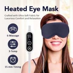 Electric Heated Eye Mask – Warm Compress for Dry Eyes, Blepharitis & Stye Relief