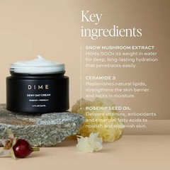 DIME Beauty Dewy Day Cream Anti-Aging Face Moisturizer 1.7 oz Hydrating Vegan