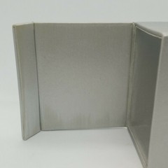 Vintage La Prairie Switzerland Empty Padded Lid Magnetic Flap Storage Box