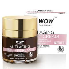 WOW Skin Science Cream Anti Aging No Parabens & Mineral Oil Night Cream 50 GR FS