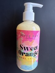 Organic Handmade Body Lotion, Sweet Orange Scent – Chemical Free, All Natural