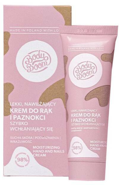 BodyBOOM LIGHT MOISTURIZING HAND & NAIL CREAM