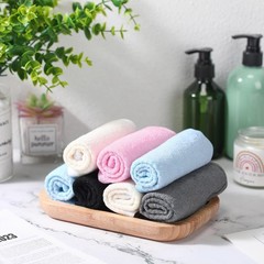 Tudomro 10 Pcs Exfoliating Washcloths Double 10.2 x 8.7 Inch, Multicolor