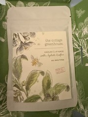 the cottage greenhouse Kaolin Clay Face Mask Exfoliation All Skin Types 2 oz