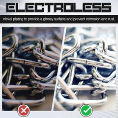 Gisafai 2 Pcs Pure Nickel Strip 0.08 x 1 x 6 Inches, as picture shown