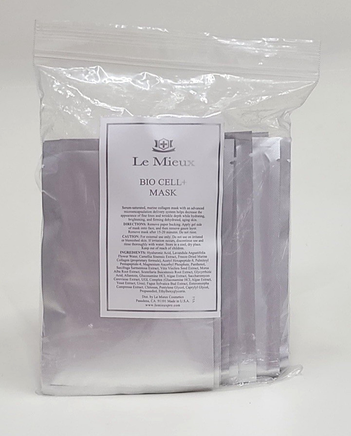 Le Mieux Bio Cell+Mask 10 Units Hydrating Anti Aging Collagen Sheet Mask