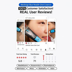 [K Beauty] Mediorga Blue Spicule Needle Shot Essence 30ml / 1.01oz Pore Care