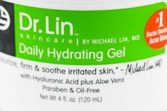 Dr. Lin Skincare Daily Hydrating Moisture Gel 4 Ounce Hyaluronic Acid Aloe Vera