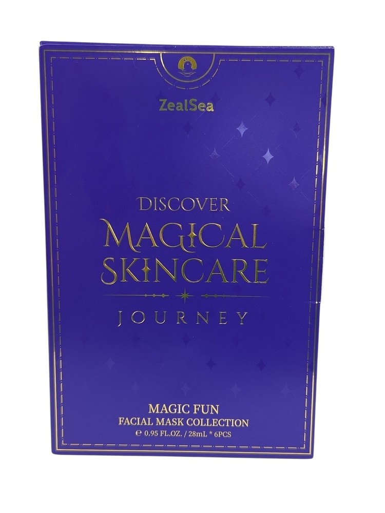 ZealSea Purple Magical Skincare Journey Facial Mask Set 6pcs