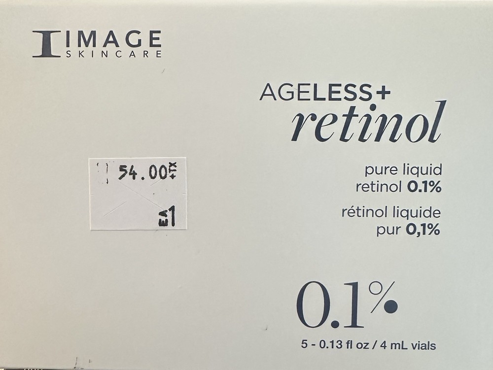 Image skincare ageless + Retinol Pure Liquid 0.1% 5 Vials 4 ML