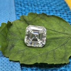 Natura Certified Lab Grown Diamond 6 Ct Asscher D Color VVS1 Clarity Loose Gems