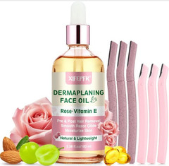 XIFEPFR Dermaplaning Face Oil. Natural & Lightweight. New Free Shipping