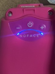 NuFACE Trinity Microcurrent Toning Device Pink w/ Eye & Lip Accessories Used!